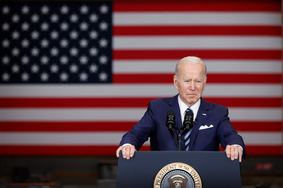 <i>Chip Somodevilla/Getty Images</i><br/>President Joe Biden on February 10 acknowledged the stress on American families' budgets after a key inflation report showed annual inflation has hit 7.5%.