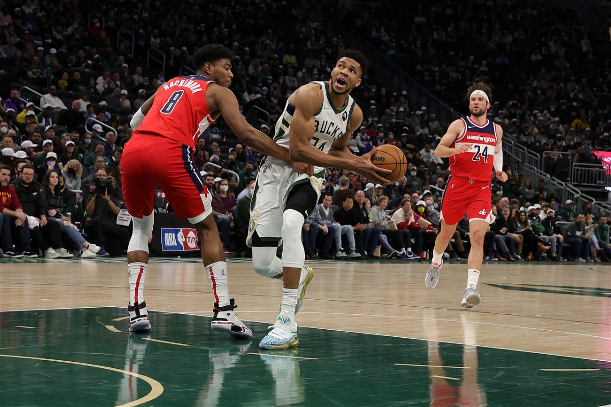 <i>Stacy Revere/Getty Images</i><br/>Giannis Antetokounmpo
