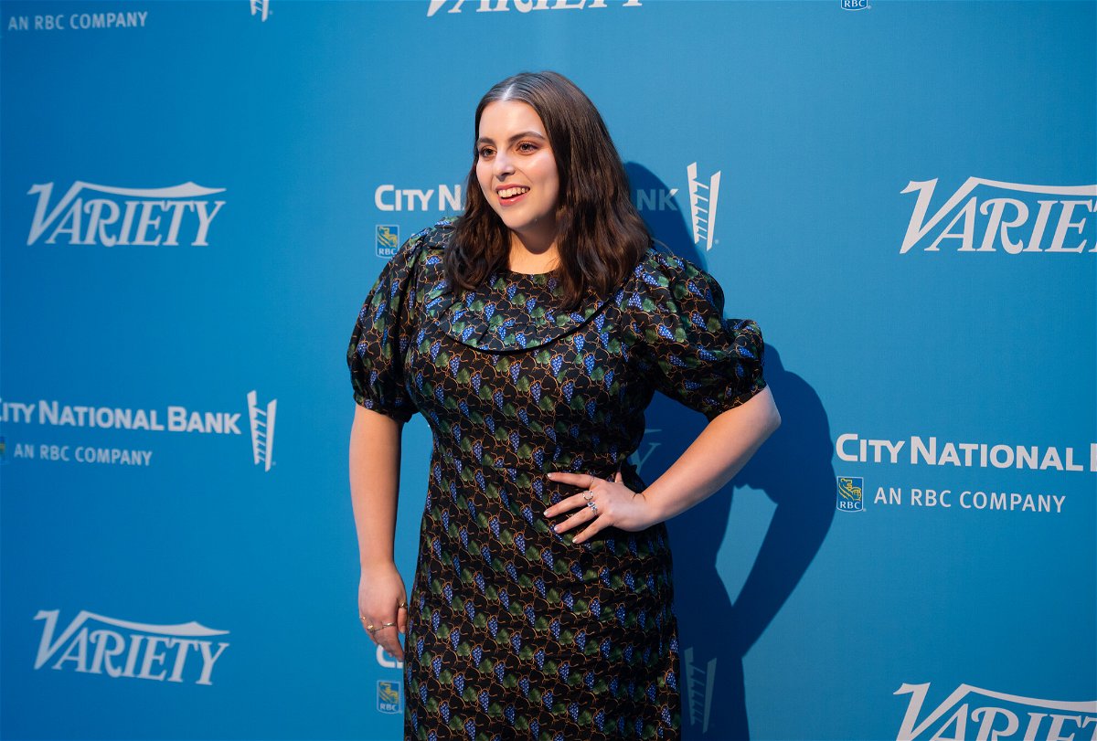 <i>Noam Galai/Getty Images</i><br/>Beanie Feldstein attends  'Variety LEGIT!: Return to Broadway' at Second on October 12