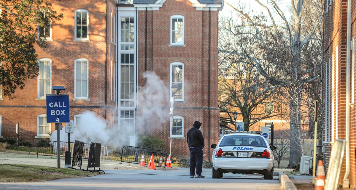 <i>John Spink/Atlanta Journal-Constitution/AP</i><br/>The FBI has identified the people suspected of making threats to HBCUs this week. Pictured is the Spelman campus in Atlanta on February 1