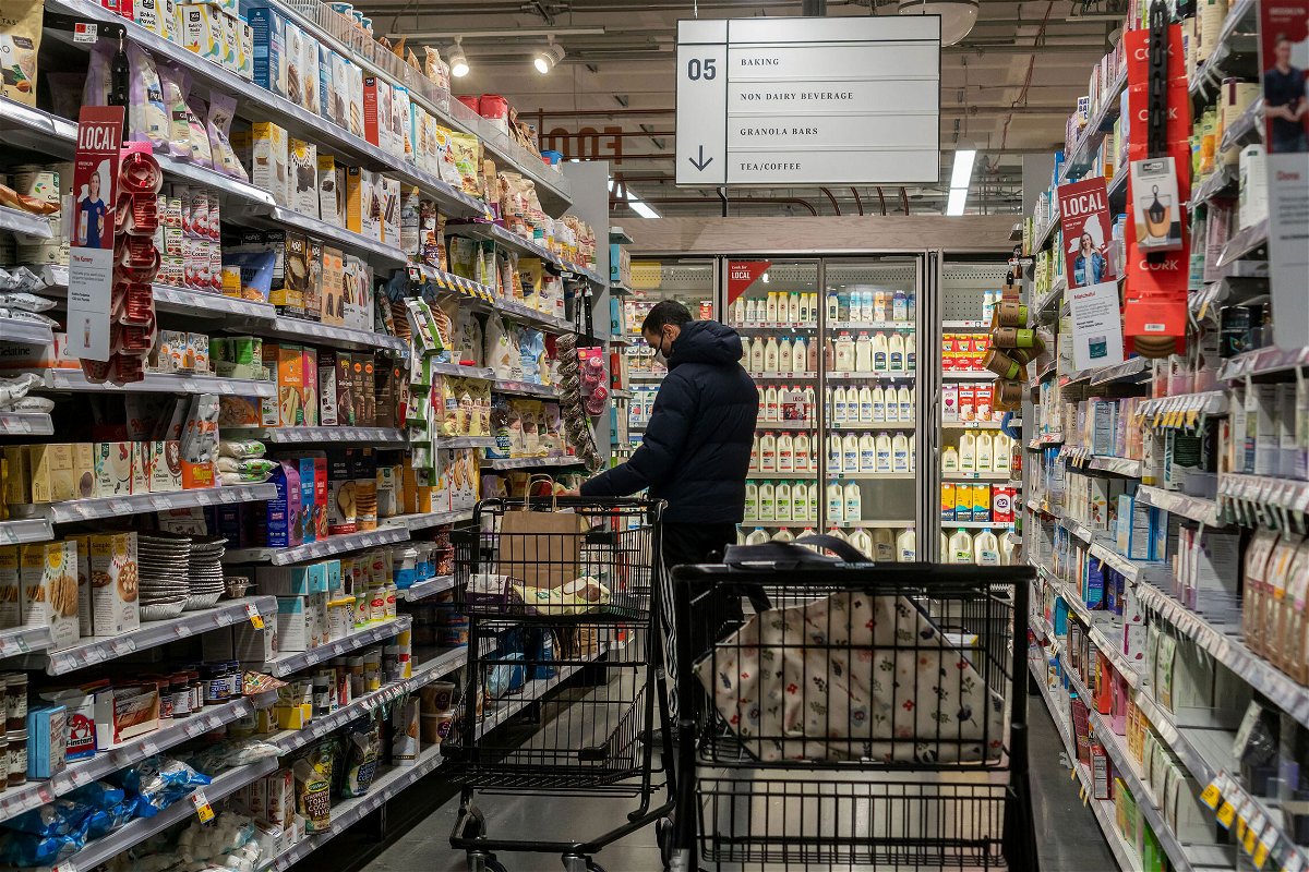 <i>Richard B. Levine/Sipa USA/Reuters</i><br/>Shopping in a Whole Foods Market supermarket in New York on Sunday