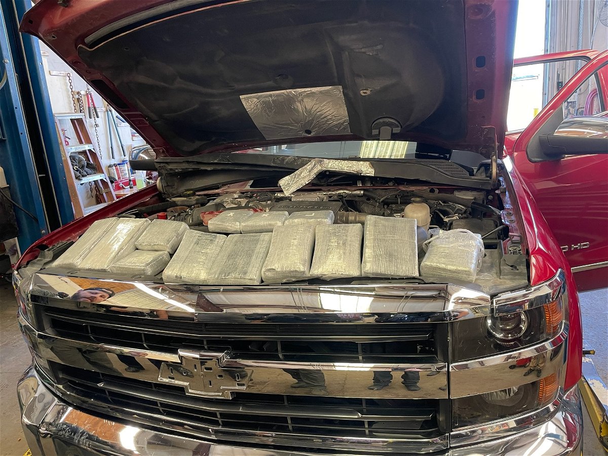 Cocaine seized by Rankin County Sheriff's Deputies in a truck driven by two El Pasoans.