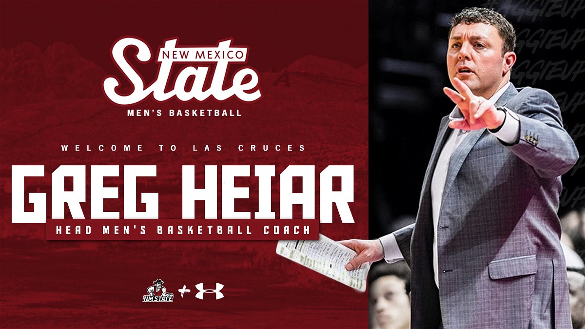 El estado de Nuevo México elige a Greg Heiar como su próximo entrenador de baloncesto masculino