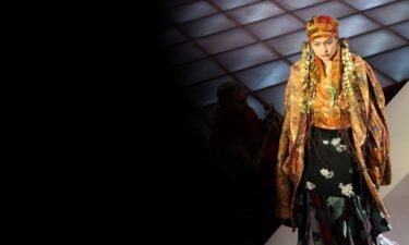 Gigi Hadid walks the runway during the Vivienne Westwood Womenswear Fall/Winter 2022-2023 show as part of Paris Fashion Week on March 5 in Paris.