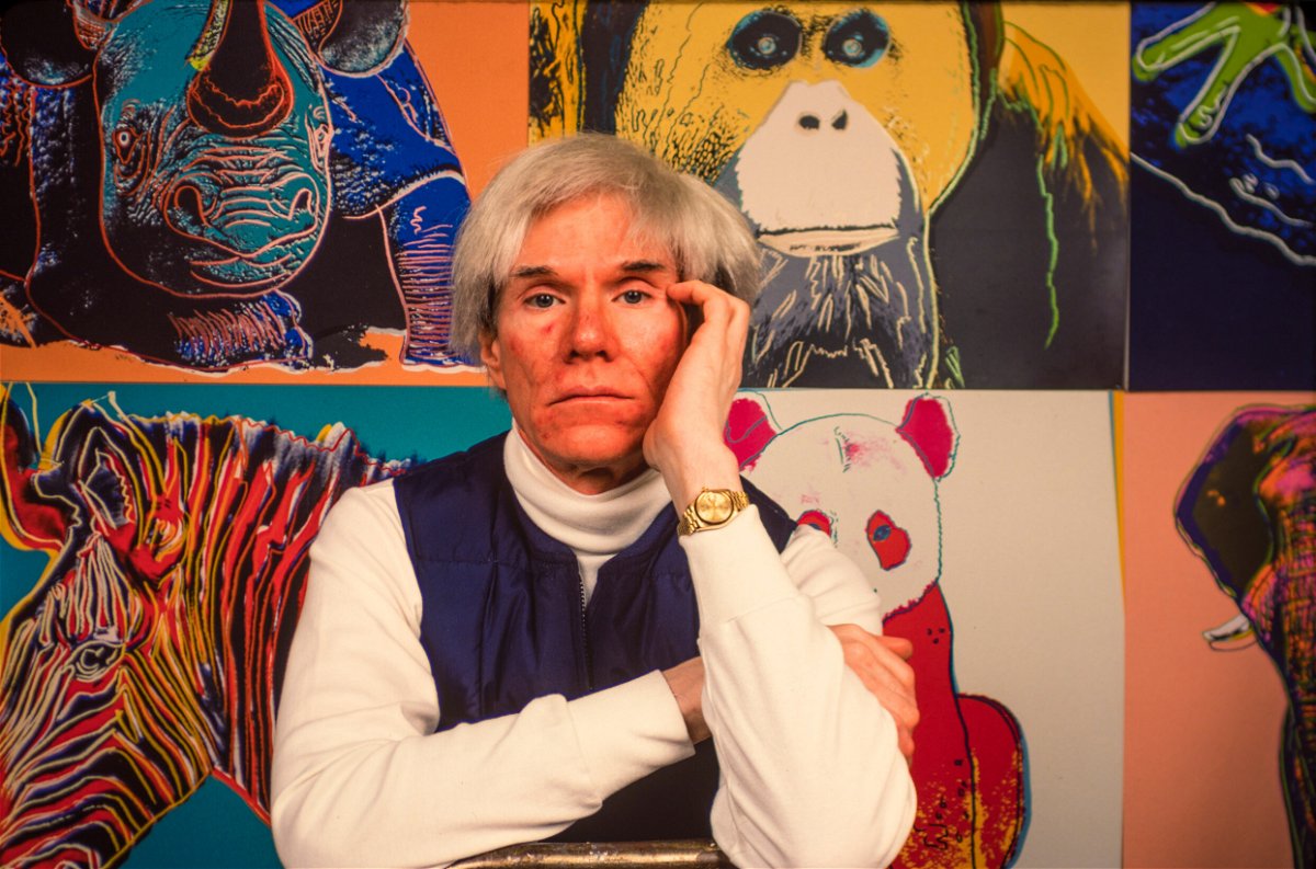 <i>Brownie Harris/Corbis/Getty Images</i><br/>American Pop artist Andy Warhol pictured at his New York studio