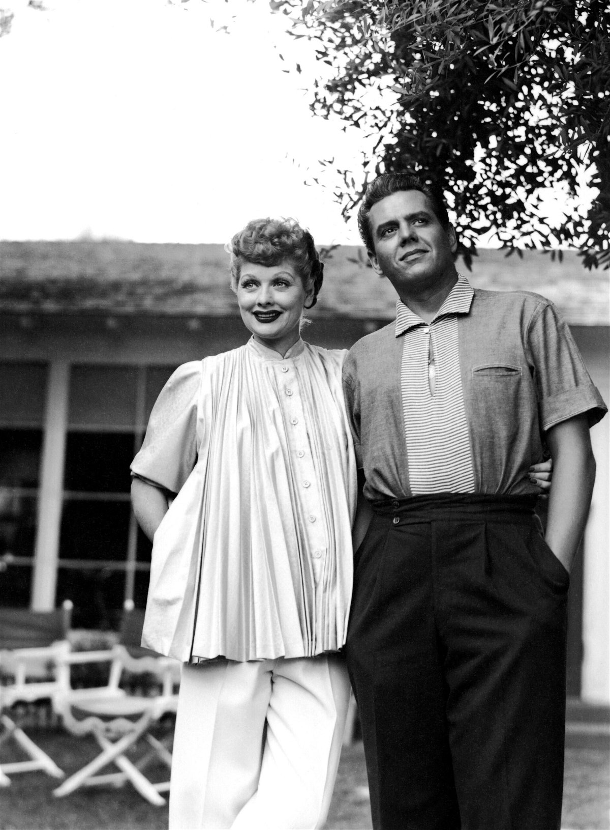 <i>FPG/Getty Images</i><br/>Lucille Ball and Desi Arnaz circa 1953
