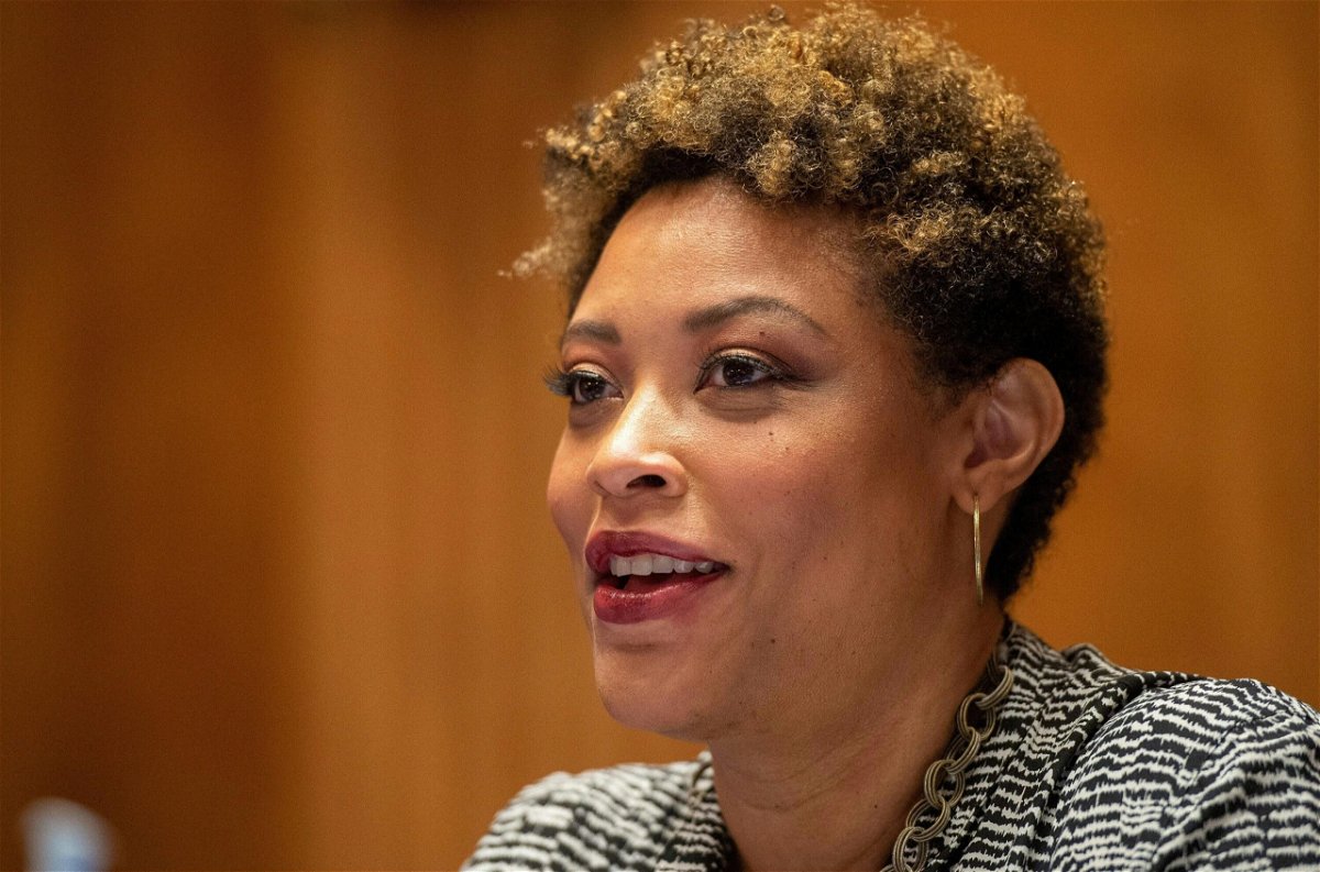 <i>BONNIE CASH/AFP/POOL/Getty Images</i><br/>Shalanda D. Young has served as acting director of the Office of Management and Budget for the past year.