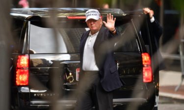 Former President Donald Trump arrives at Trump Tower in Manhattan on July 4