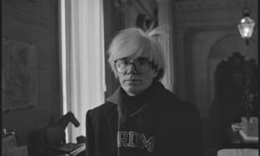 Andy Warhol in 'The Andy Warhol Diaries' is pictured.