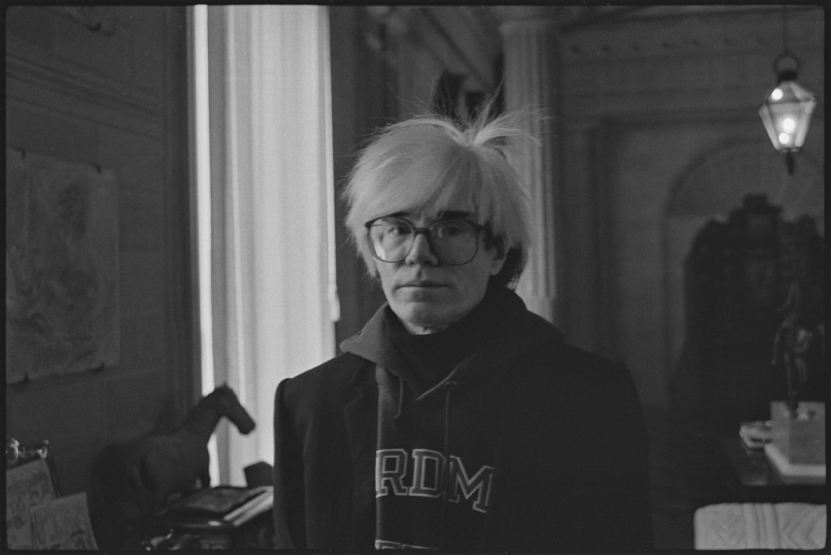 <i>Andy Warhol Foundation/Courtesy of Netflix</i><br/>Andy Warhol in 'The Andy Warhol Diaries' is pictured.