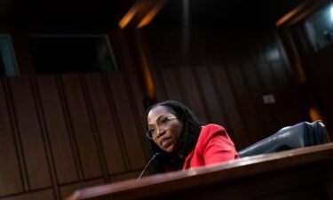 Judge Ketanji Brown Jackson testifies on the second day of her Senate Judiciary Committee confirmation hearing to join the United States Supreme Court on Capitol Hill in Washington