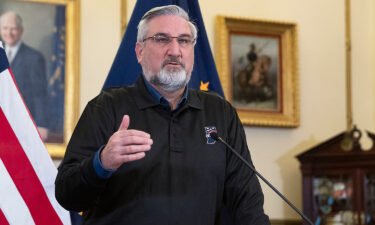 Indiana Republican Gov. Eric Holcomb vetoed a bill that would've prohibited transgender women and girls from competing on sports teams consistent with their gender at schools in the state