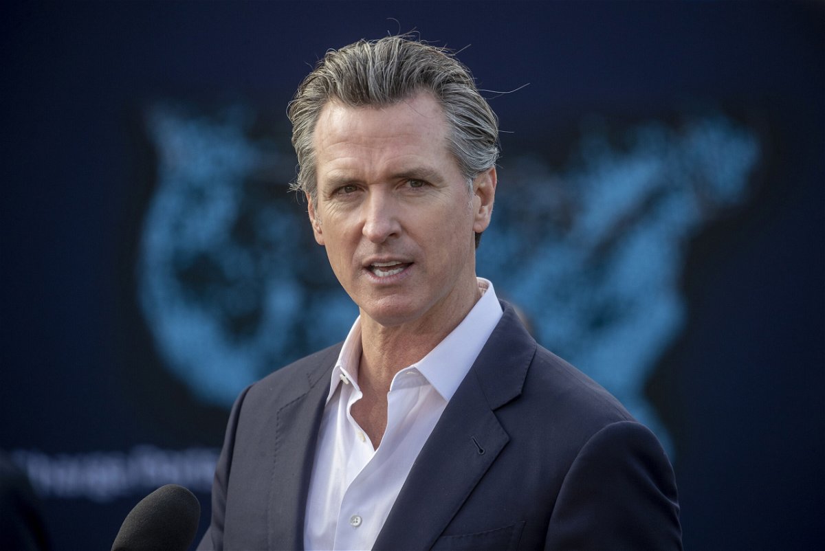 <i>Karl Mondon/Bay Area News Group/AP</i><br/>California Gov. Gavin Newsom is proposing a tax rebate to ease some of the pain at the pump in his state