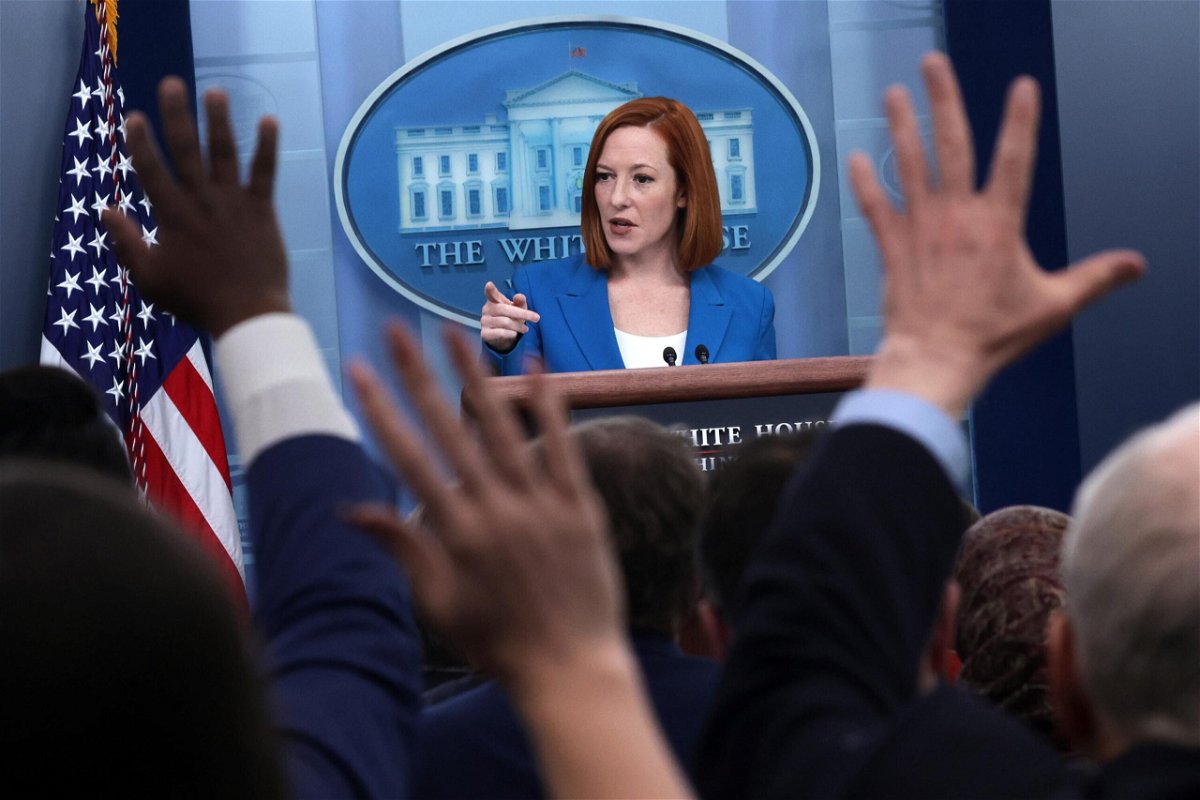 <i>Alex Wong/Getty Images</i><br/>White House Press Secretary Jen Psaki