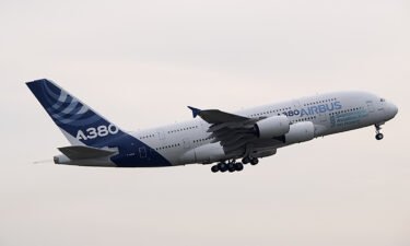 The Airbus A380 completed a trial flight using one engine entirely powered by fuel derived from cooking oil.