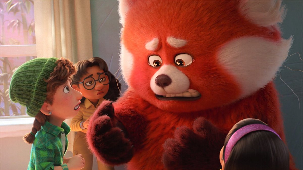 <i>Disney/Pixar</i><br/>A teenage girl turns into a giant red panda in Pixar's 'Turning Red.'