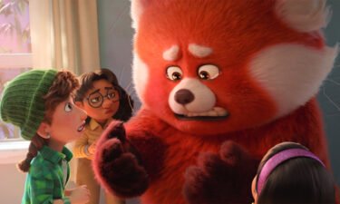 A teenage girl turns into a giant red panda in Pixar's 'Turning Red.'