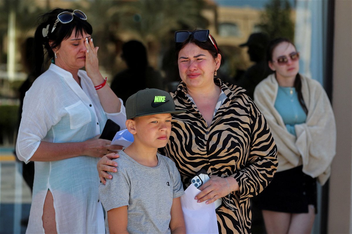 <i>Mohamed Abd El Ghany/Reuters</i><br/>Some Ukrainian tourists were stuck at the Egyptian Red Sea resorts of Hurghada