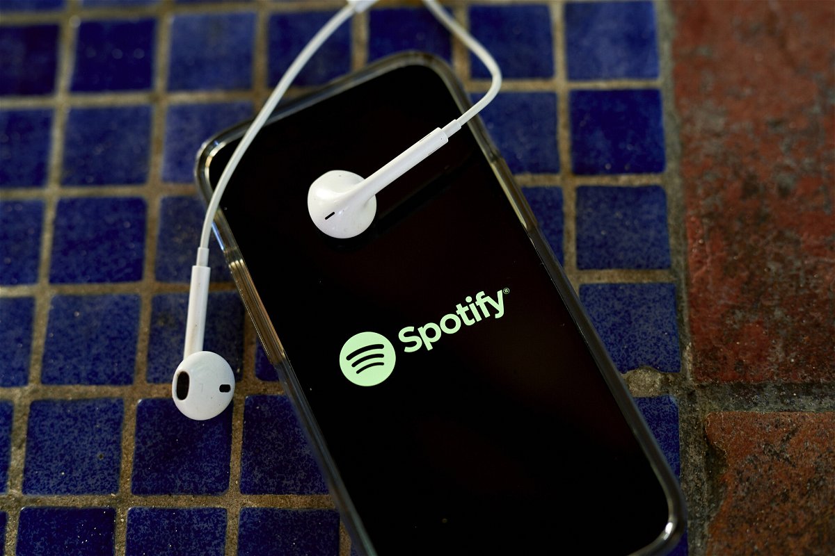 <i>Gabby Jones/Bloomberg/Getty Images</i><br/>Spotify appeared to experience disruptions on March 8.