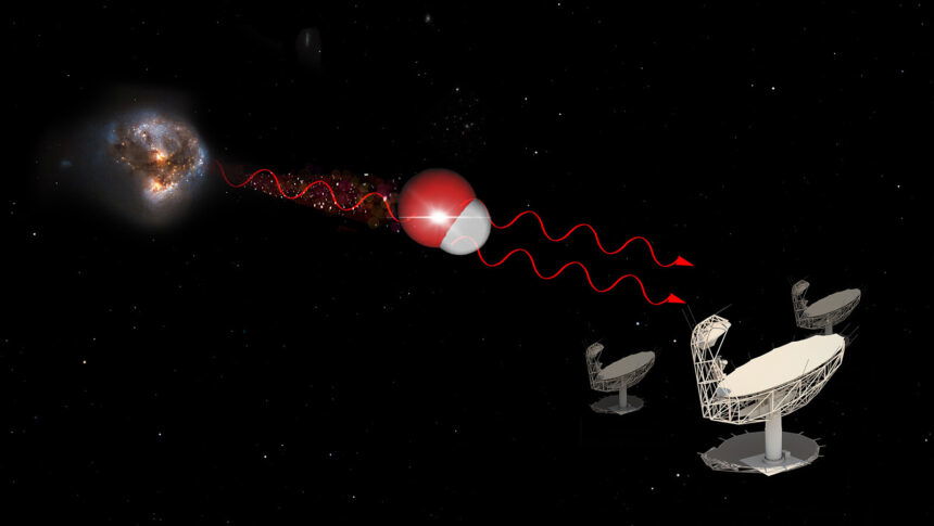 <i>IDIA/LADUMA using data from NASA/StSci/SKAO/MolView</i><br/>Astronomers have detected a powerful radiowave laser