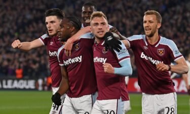 The incident occurred in the stands after Michail Antonio scored for West Ham.
