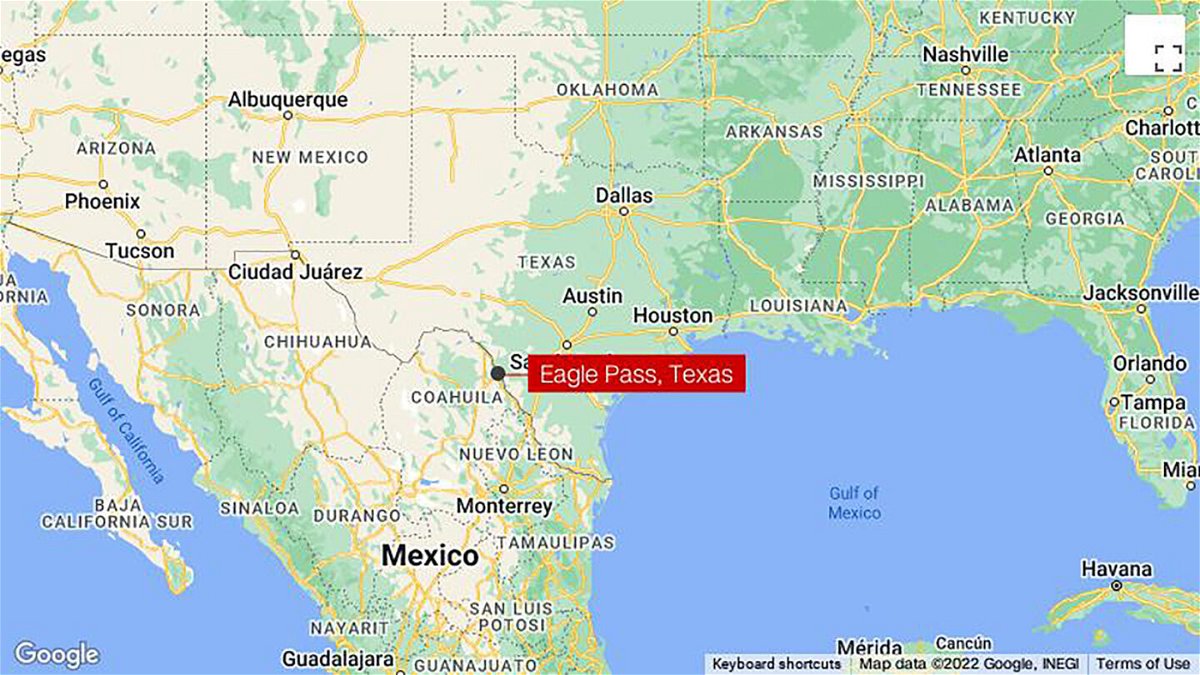<i>INEGI/Google Maps</i><br/>A Texas Army National Guard soldier who was participating in a mission along the border with Mexico is missing