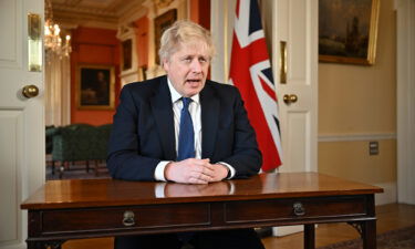 British Prime Minister Boris Johnson