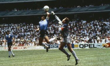 The shirt Diego Maradona wore during the 1986 World Cup quarterfinal against England -- the match in which he scored the 'Hand of God' and the 'Goal of the Century' -- is estimated to fetch more than £4 million ($5.25 million) at auction.