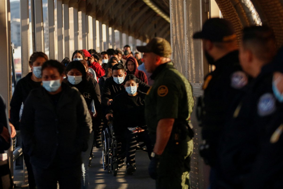 <i>Jose Luis Gonzalez/Reuters</i><br/>Migrants expelled from the U.S. and sent back to Mexico under Title 42