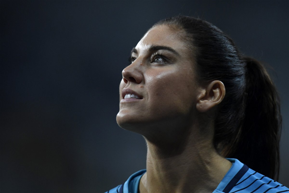 <i>AAron Ontiveroz/Denver Post/Getty Images</i><br/>Hope Solo after a US women's national team win at the 2016 Olympics.