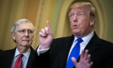 A new book details tension with then-Senate Majority Leader Mitch McConnell over Donald Trump's bid to reverse Joe Biden's electoral win.