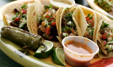 A variety of tacos from La Pasadita Restaurant in Fort Worth