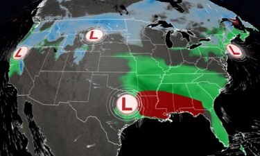 Storm systems will make for a messy holiday weekend across most of the United States.