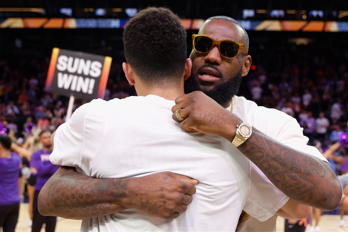 <i>Christian Petersen/Getty Images North America/Getty Images</i><br/>LeBron James watched on as his team were beaten for the seventh consecutive time.