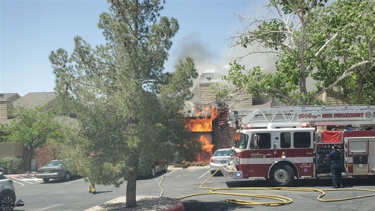 El Paso Fire Department Responded to an apartment fire