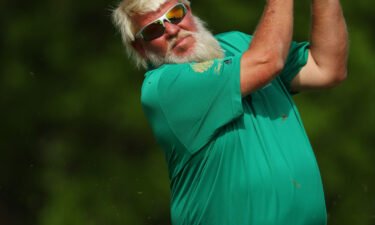 John Daly is living life to the fullest at the PGA Championship. Daly is seen playing his shot from the 11th tee during the first round of the 2022 PGA Championship.
