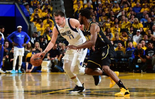 The Warriors' exceptional defense shut down Luka Doncic and the Mavs.