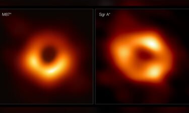 1st image of supermassive black hole at the center of Milky Way galaxy is revealed. These panels show the first two black hole images. On the left is M87*