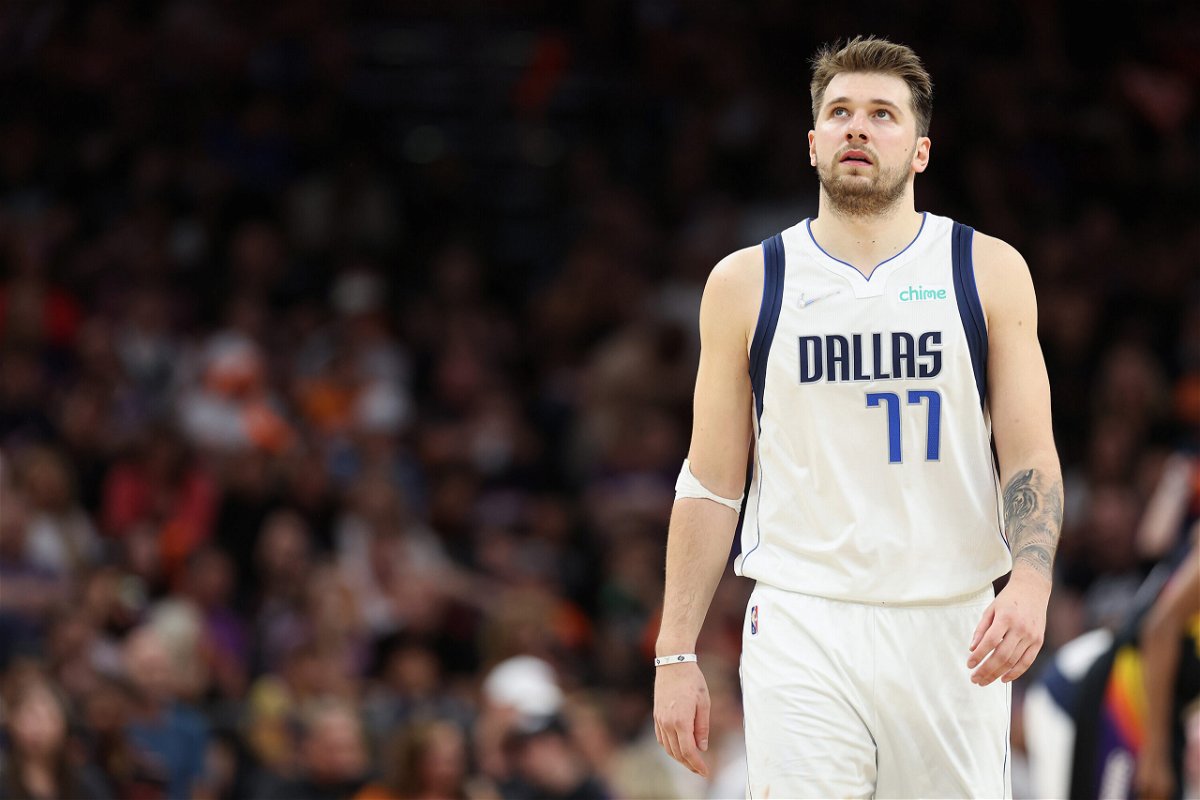 <i>Christian Petersen/Getty Images</i><br/>Luka Doncic during the second half of Game 2 of the Western Conference semifinals against the Phoenix Suns.