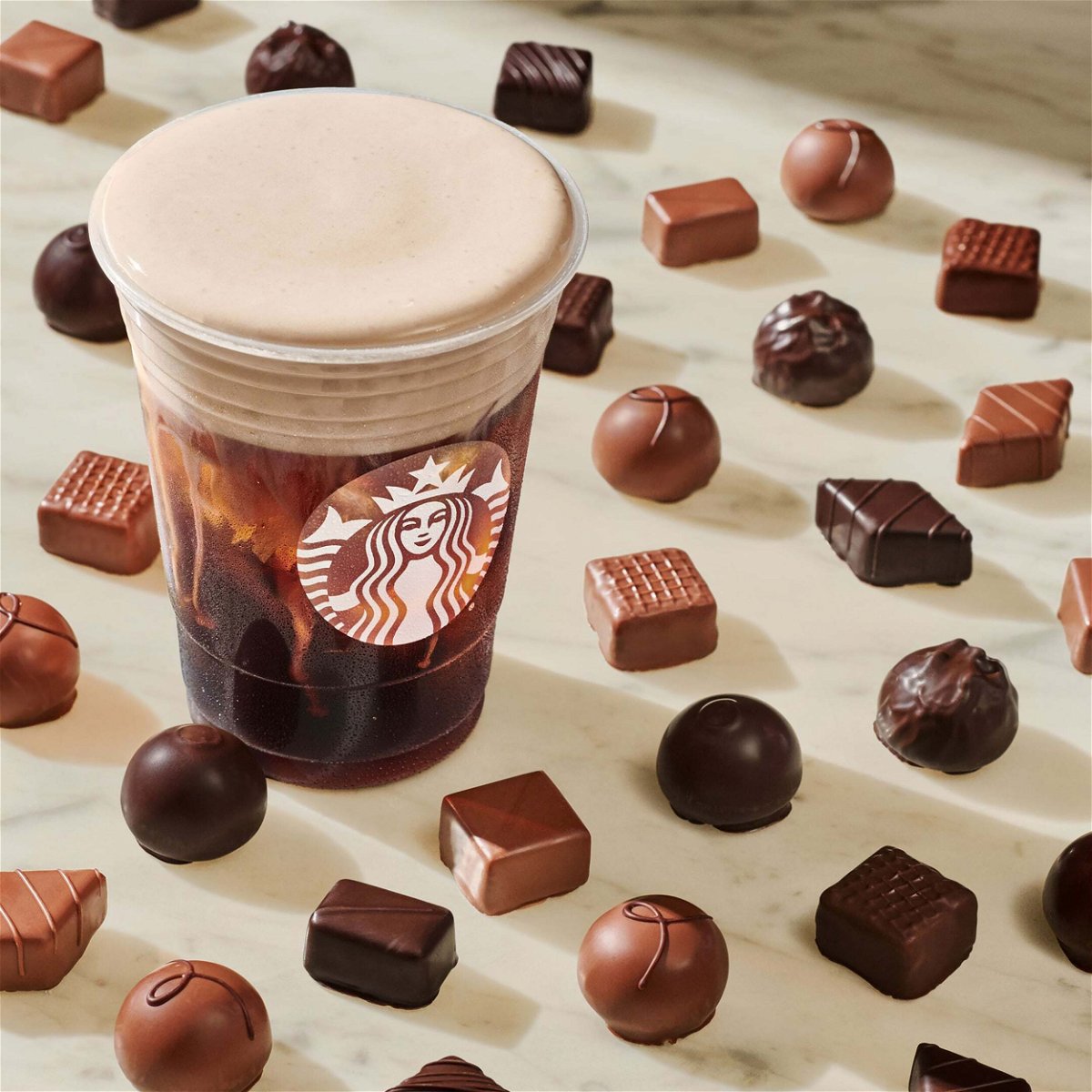 <i>From Starbucks</i><br/>Starbucks has added a chocolate cream cold brew coffee to menus.