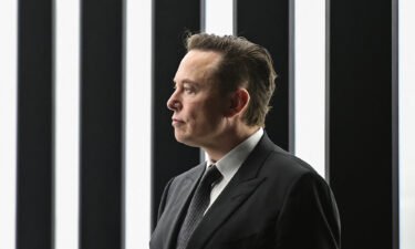 Tesla CEO Elon Musk pictured on March 22
