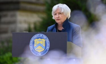 Treasury Secretary Janet Yellen on May 18 signaled US officials will likely end a carve-out in Western sanctions that has allowed Russia to continue make payments on its debt.