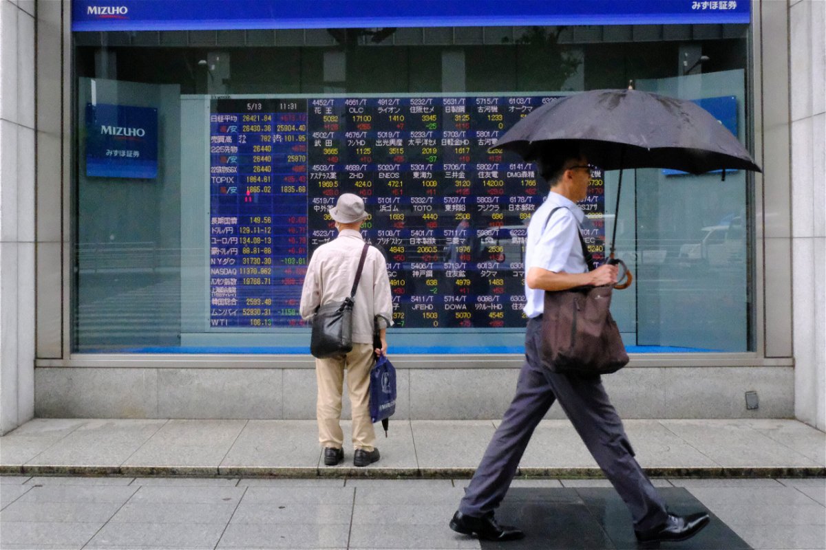 <i>James Matsumoto/SOPA Images/Getty Images</i><br/>Asian markets mostly closed lower on May 19 and European indexes slid in early trade following a rough day on Wall Street.