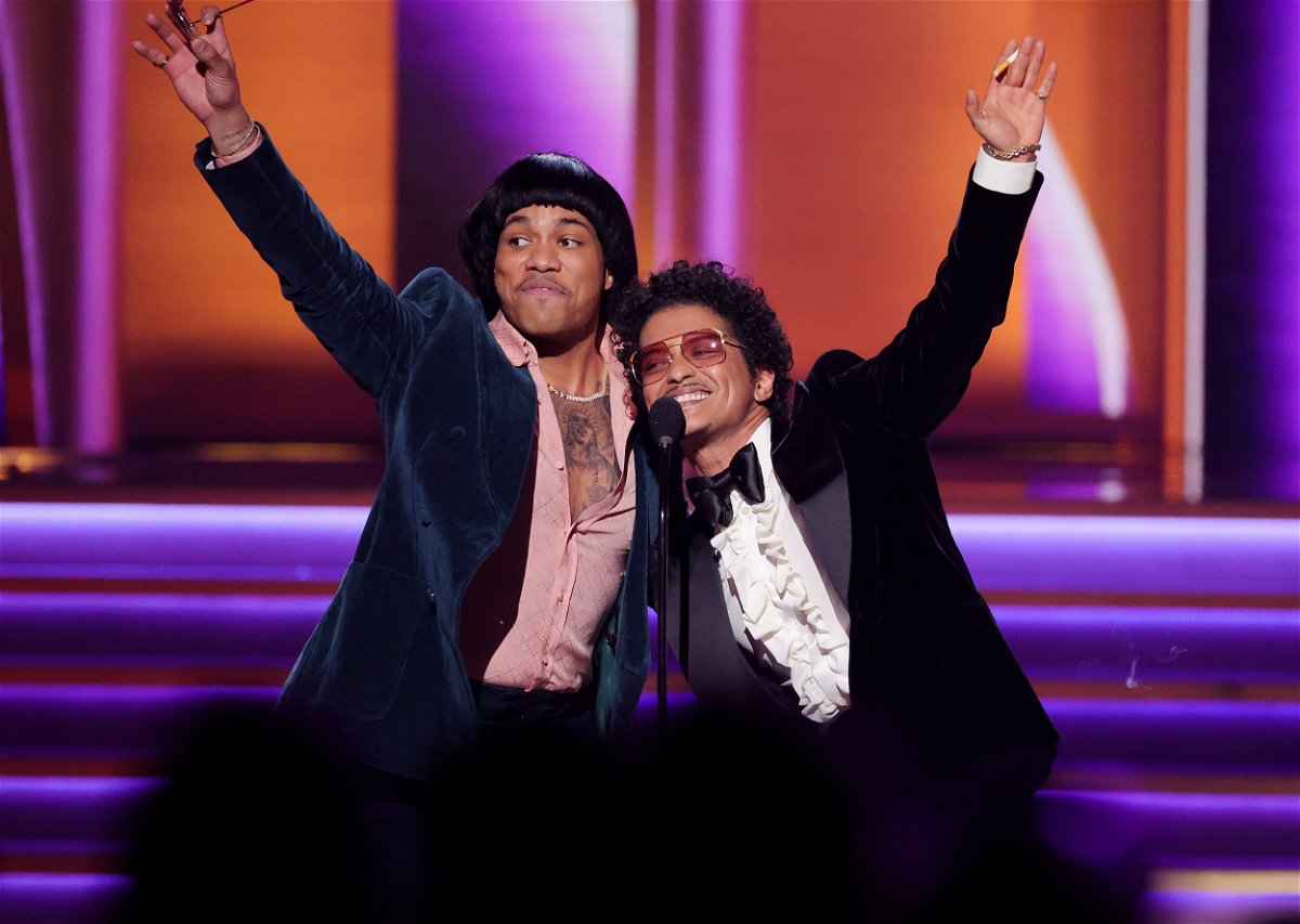 <i>Rich Fury/Getty Images for The Recording Academy</i><br/>Anderson .Paak and Bruno Mars of Silk Sonic are among the artists scheduled to perform at the Billboard Music Awards.