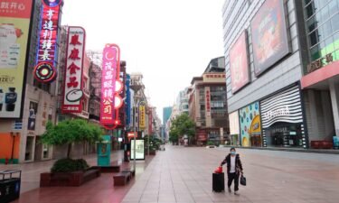 China's economy is going backwards. A near-empty Nanjing Road pedestrian street is seen during the May Day holiday on May 1