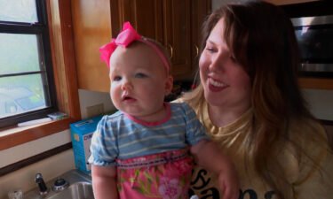 The national baby formula shortage is getting worse and parents are desperate for it to end. Courtney Houston holds her 11-month-old daughter Raelyn.