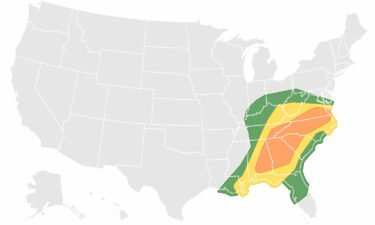 Severe storms threaten 70 million people across the Southeast and Mid-Atlantic today.