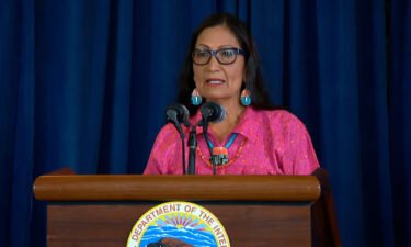 Interior Secretary Deb Haaland discussed on May 11 the findings of an investigation into the conditions that Native American children endured in boarding schools between 1819 and 1969.