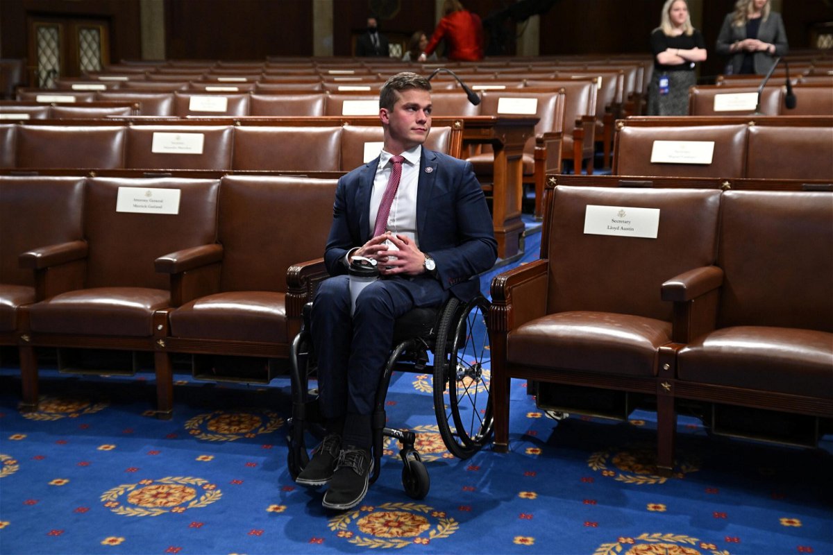 <i>Saul Loeb/Pool/Getty Images</i><br/>A lawyer for embattled GOP Rep. Madison Cawthorn argued in federal court that states can't enforce basic age or residency requirements for congressional candidates