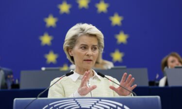 The EU proposes a ban on Russian oil imports. European Commission President Ursula von der Leyen is seen here on May 4 in Strasbourg